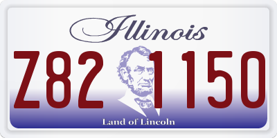 IL license plate Z821150