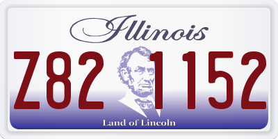 IL license plate Z821152