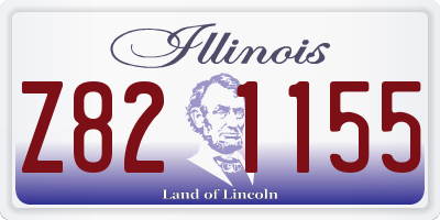 IL license plate Z821155