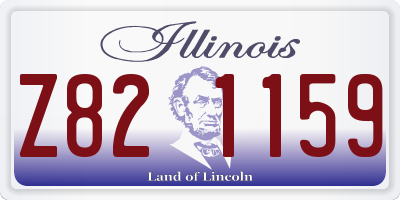 IL license plate Z821159