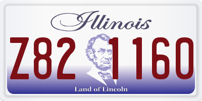IL license plate Z821160