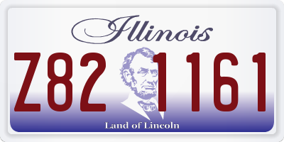 IL license plate Z821161