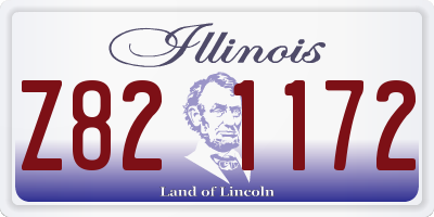 IL license plate Z821172