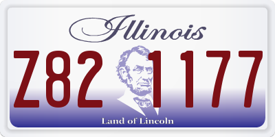 IL license plate Z821177