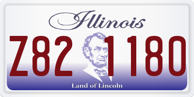 IL license plate Z821180