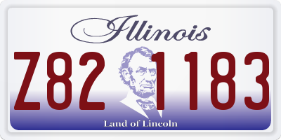 IL license plate Z821183