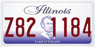 IL license plate Z821184