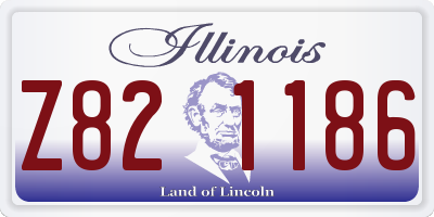 IL license plate Z821186