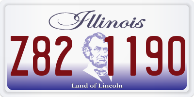 IL license plate Z821190