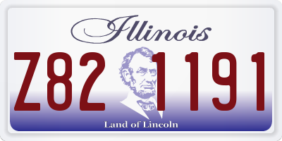 IL license plate Z821191