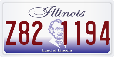 IL license plate Z821194