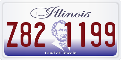 IL license plate Z821199