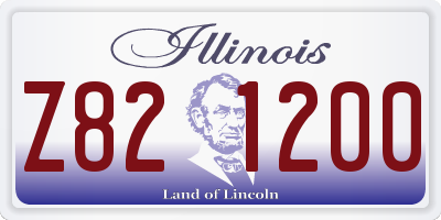 IL license plate Z821200