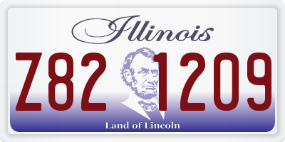 IL license plate Z821209
