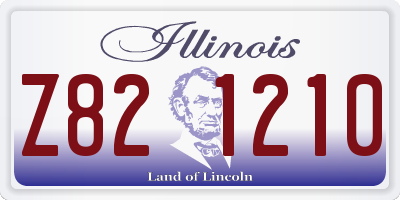 IL license plate Z821210
