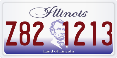 IL license plate Z821213