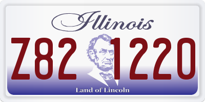 IL license plate Z821220