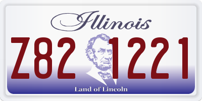 IL license plate Z821221