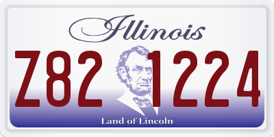 IL license plate Z821224