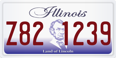 IL license plate Z821239