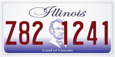 IL license plate Z821241