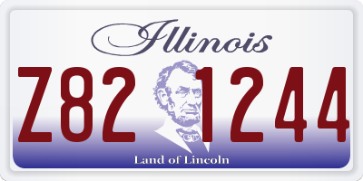 IL license plate Z821244