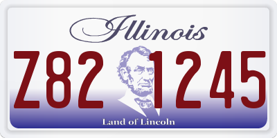 IL license plate Z821245