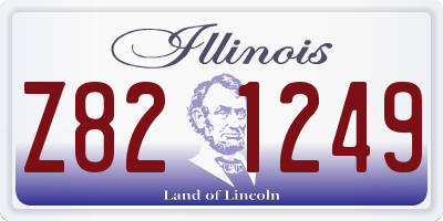 IL license plate Z821249