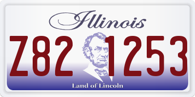 IL license plate Z821253