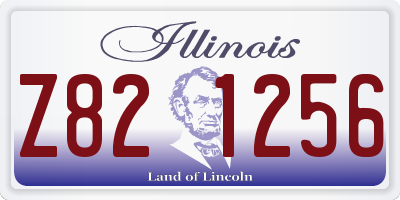 IL license plate Z821256