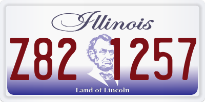 IL license plate Z821257