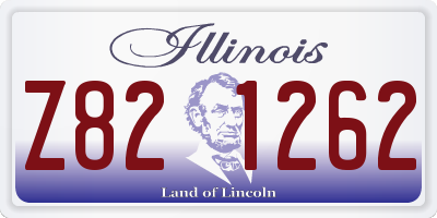 IL license plate Z821262