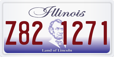 IL license plate Z821271