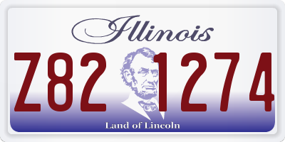 IL license plate Z821274