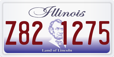 IL license plate Z821275