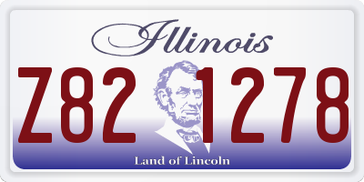 IL license plate Z821278