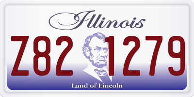 IL license plate Z821279