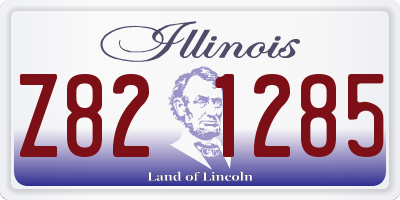 IL license plate Z821285