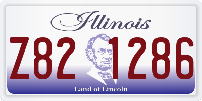 IL license plate Z821286