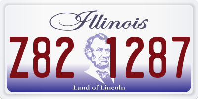 IL license plate Z821287