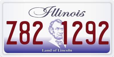 IL license plate Z821292