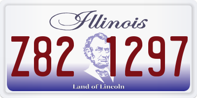 IL license plate Z821297