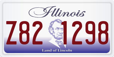 IL license plate Z821298