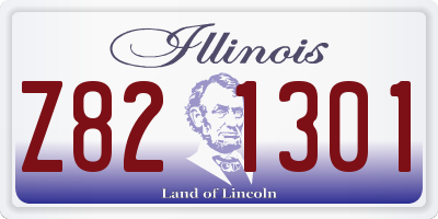 IL license plate Z821301