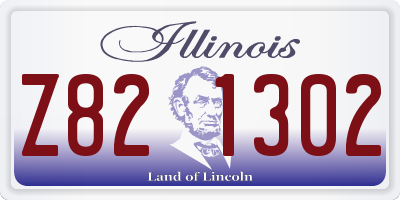 IL license plate Z821302