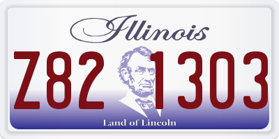 IL license plate Z821303