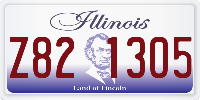 IL license plate Z821305