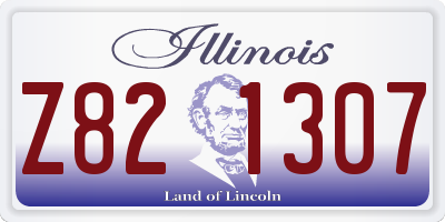 IL license plate Z821307
