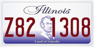 IL license plate Z821308