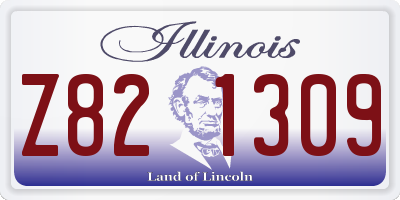 IL license plate Z821309